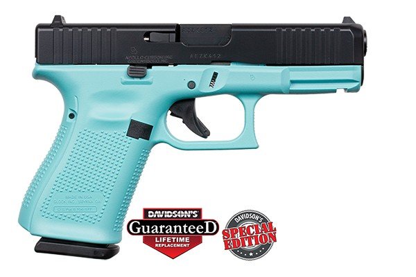 Glock 19G5 9mm 15rd Apollo Custom Robins egg blue