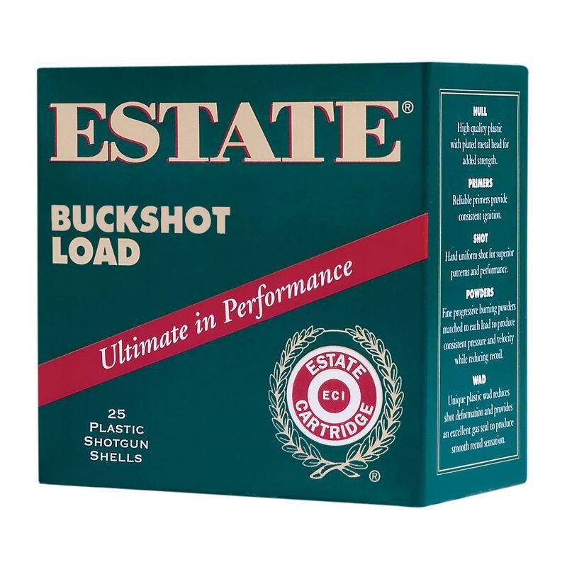 Estate Cartridge 12G 00BUCK ammo